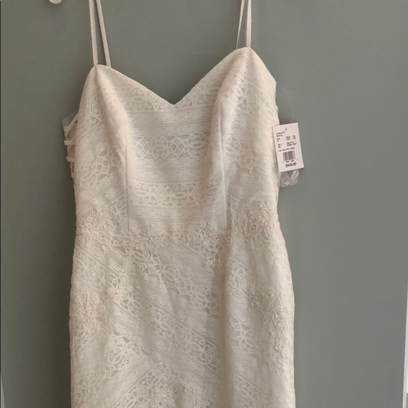 NWT Galina Lace Tank Sheath Ivory Wedding Dress - Picture 4 of 8
